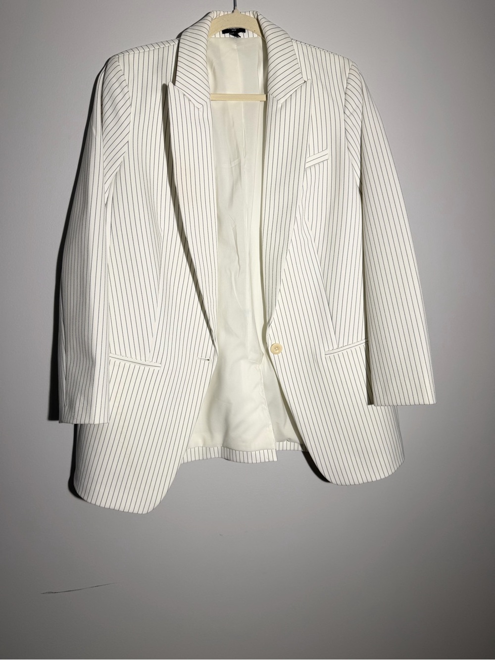 express  white blazer classic notched lapel